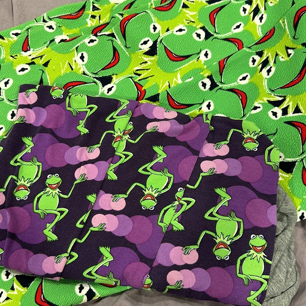 Muppets Kermit the frog 🐸 limited edition lularoe lot - collectors